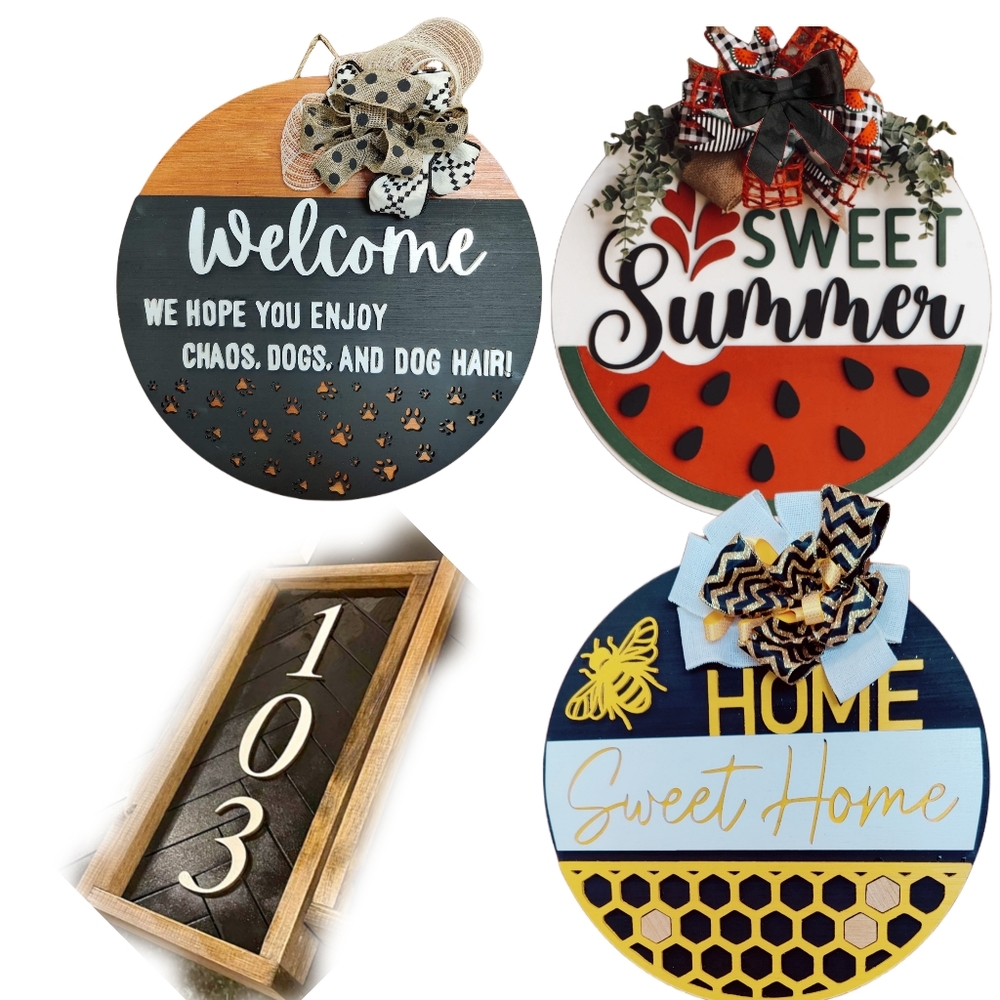 Custom Wood Door Hangers